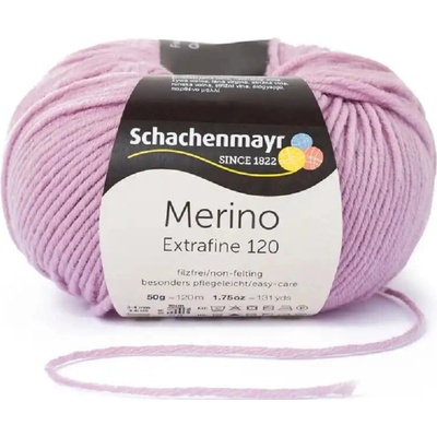 Schachenmayr Merino extrafine 120 šeříková 145