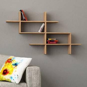 ASIR GROUP Етажерка HALIC 82x150 см дъб (AS1912)