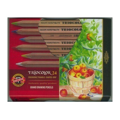 Triocolor pastelky 3154 24 ks natur
