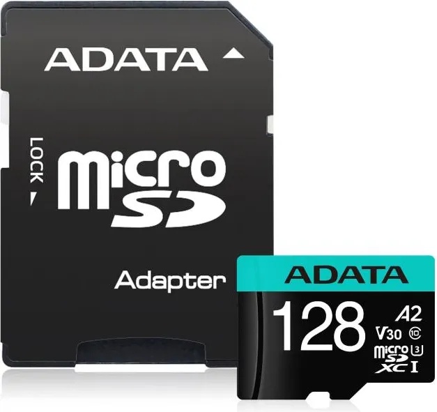 ADATA Premier Pro microSDXC 128GB UHS-I/U3/V30 AUSDX128GUI3V30SA2-RA1