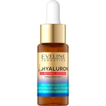 Eveline Cosmetics Bio Hyaluron 3x Retinol System попълващ серум против бръчки 18ml