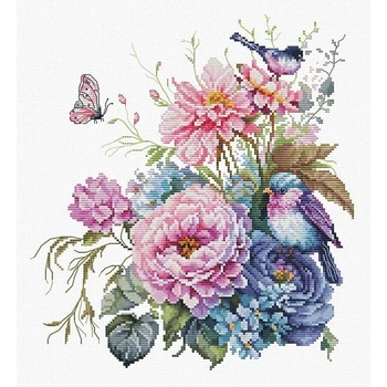 Luca-S Птички през лятото - гоблен по схема b2422