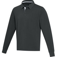 Clyde unisex rugby polo sweatshirt green/white Black