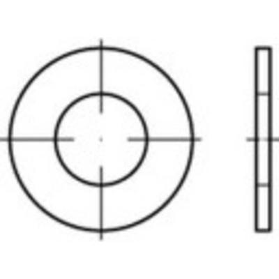 podložka 31 mm 62 mm ocel 100 ks TOOLCRAFT 159237