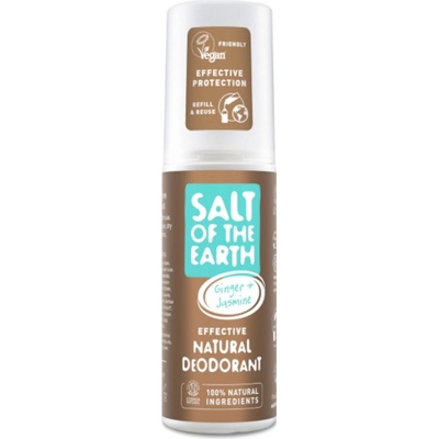 Salt Of The Earth deospray se zázvorem a jasmínem Ginger + Jasmine (Natural Deodorant) 100 ml