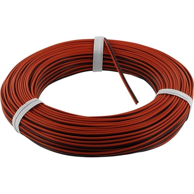 econ connect KZL2X014RTSW25 lanko/ licna 2 x 0.14 mm² červenáčerná 25m
