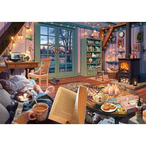 Schmidt Spiele - Puzzle Read: In the holiday house - 1 000 piese