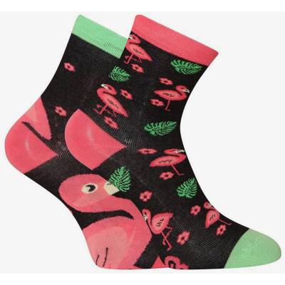 Dedoles Розово-черни детски чорапи Dedoles Flamingos Dedoles | Cheren | Момичешки | 23-26