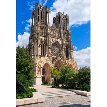 Bluebird Puzzle - Puzzle View of Reims Cathedral - 1 000 piese