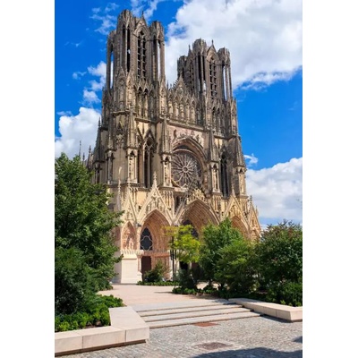 Bluebird Puzzle - Puzzle View of Reims Cathedral - 1 000 piese