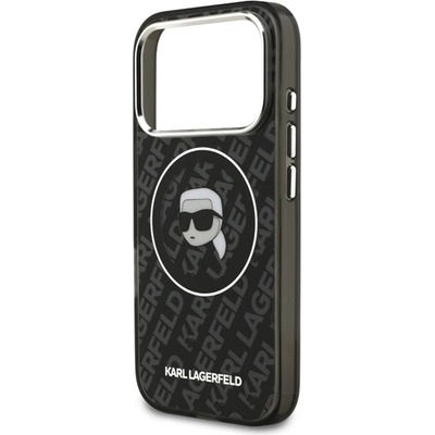 CG Mobile iPhone 17 Pro KARL LAGERFELD IML KARL HEAD LOGO MAGSAFE Силиконов удароустойчив протектор за телефон, MagSafe, ЧЕРЕН KLHMP17LHMKBKBKHOK (KLHMP17LHMKBKHOK)
