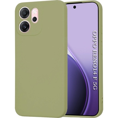 Techsuit SoftFlex měkký silikonový Oppo Reno14 F / Reno14 FS 5G matcha