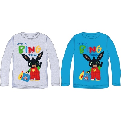 Zajačik Bing licencia Chlapčenské tričko Králiček Bing 5202081 Sivá
