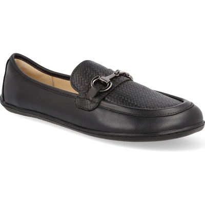 Barefoot mokasíny Be Lenka Divella Black Gold černé