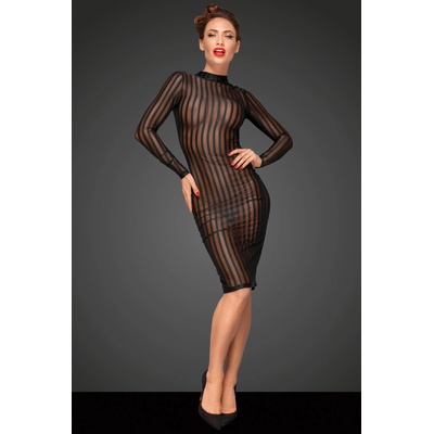 Noir Handmade F182 Classic Dress Made Out of Elastic Tulle XXL