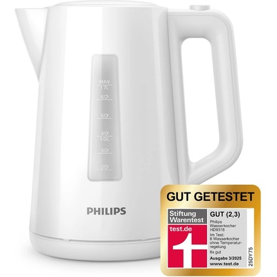 Philips kettle - 1.7 L capacity with control display, pirouette base, white (HD9318/00)