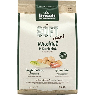 Bosch HPC Soft Mini křepelka a brambory 3 x 2,5 kg