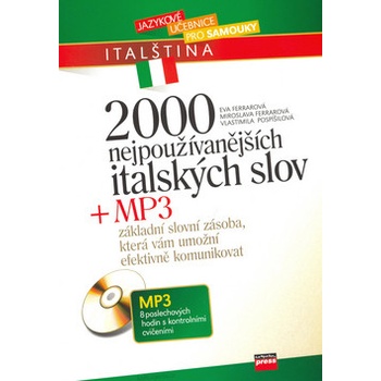 2000 nejpoužívanějších italských slov + MP3 - Ferrarová E., Pospíšilová V.