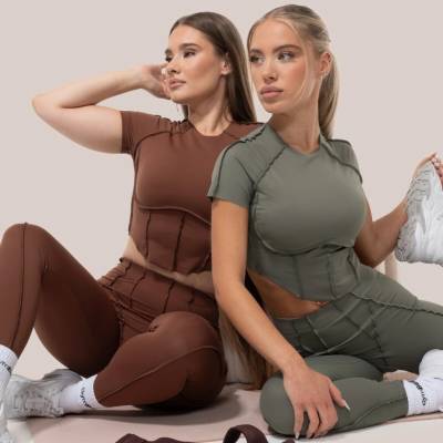 GymBeam Dámske legíny Cosmo Olive
