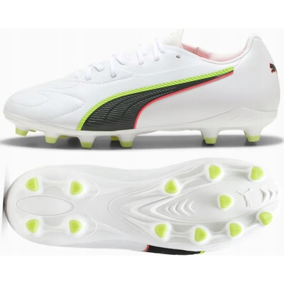 Puma KING 20 MATCH JR FG/AG Bílé