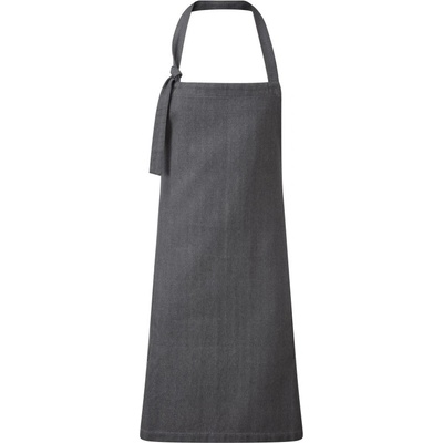 Premier Zástěra Regenerate PR 122 s laclem a bočními kapsami COT390122m1399-grey denim Šedá denim