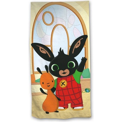 Jerry Fabrics Detská osuška ZAJAČIK BING Hoppity 70 x 140 cm