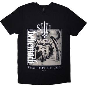 Behemoth The Shit Ov God Vertical Logo Cover Black S Риза (BEHETS07MB01)