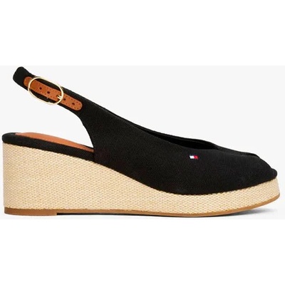 Tommy Hilfiger FW0FW08595 Wedge Espadrilles - Black (Black)