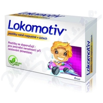 Lokomotiv pastilky 6 ks