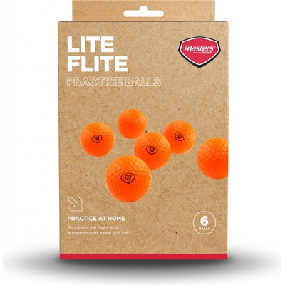 Masters Lite Flite Practice Balls pěnové míče 6 ks