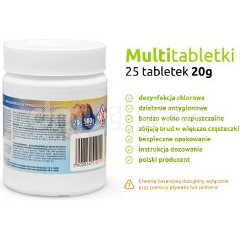 dmuchane Мултифункционални таблетки 25x20g - Бели (4981)
