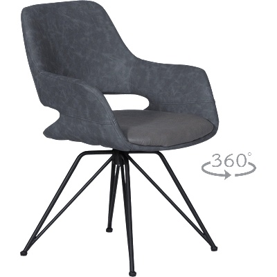 Carmen Трапезен стол devon - сив sf 2 (3532094_1)