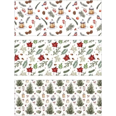 Baliaci papier vianočný farebný mix motívov 200 × 70 cm