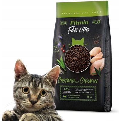 Fitmin Cat for Life Castrate suché krmivo pro kočky kuřecí 8 kg