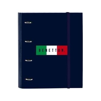 Benetton Папка с пръстени Benetton Flag Морско син 27 x 32 x 3.5 cm