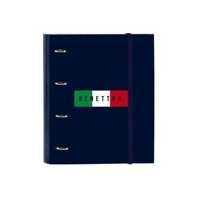 Benetton Папка с пръстени Benetton Flag Морско син 27 x 32 x 3.5 cm