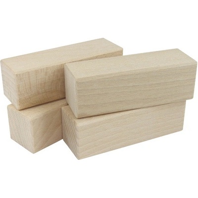 DrKO dřevěný hranol 12 x 4 x 4 cm 1ks přírodní