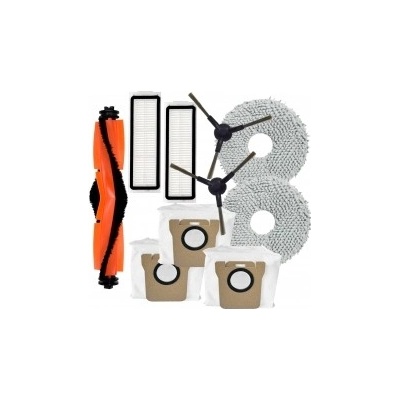 ElektroSkalka Xiaomi Robot Vacuum X20 Max D109GL hepa filtry a kartáče a mopovací textilie a sáčky 10 ks