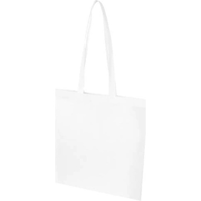EcoSeal GRS recyklovaná netkaná nákupná taška, Biela