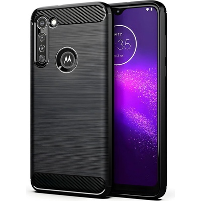 Izmael Carbon Shield TPU калъф за Motorola Moto G8 Power - Черен KP9412 (9412)