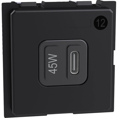 BTicino Розетка USB за зареждане тип C Power Delivery 45W 2 мод. Living Now - K4294C (K4294C)