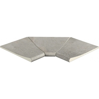 Rosa Gres Keramický bazénový lem MISTERY Grey vnitřní roh