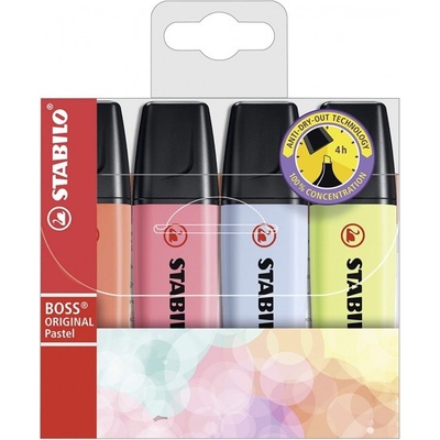 Stabilo Boss Pastel 4 ks 70/43