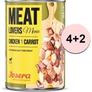 Konzervy pre psov Josera Dog Meat Lovers Menu Chicken with Carrot 6 x 400 g