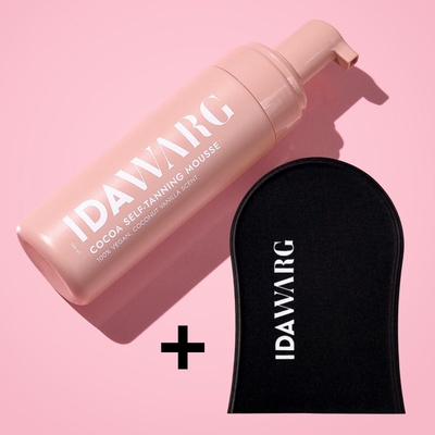 IDA WARG Автобронзиращ Сет за тяло Cocoa IDA WARG Self-Tanning Mousse & Applicator Mitt