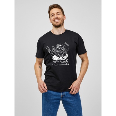 ZOOT. Original Черна мъжка оригинална тениска Zoot Имаш ли сняг ZOOT. Original | Cheren | МЪЖЕ | L