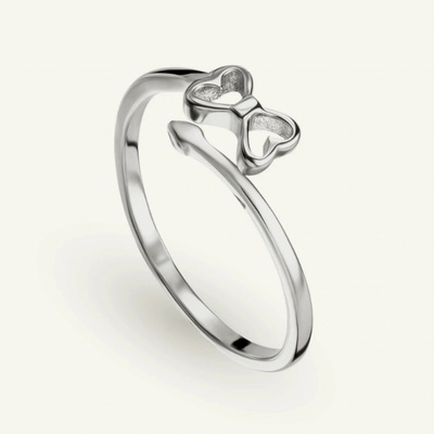 SilveAmo Stříbrný prsten Mašlička K21007