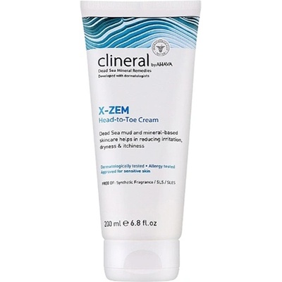 Ahava Clineral X-Zem Head-to-Toe Cream хидратиращ лосион за тяло за суха кожа за жени 200 мл
