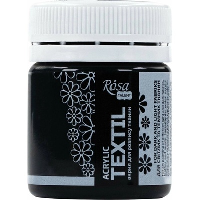 Rosa Talent barva na látky black 18 20 ml