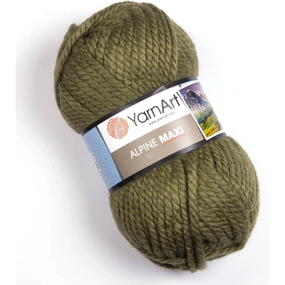 YarnArt Alpine Maxi Alpine Maxi: Alpine Maxi 670 láhvově zelená